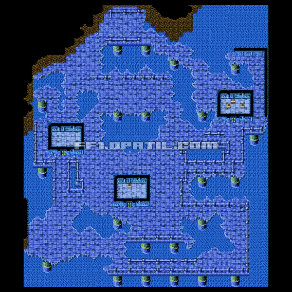 FF1 SOC：いやしの水の洞窟・マップ04画像